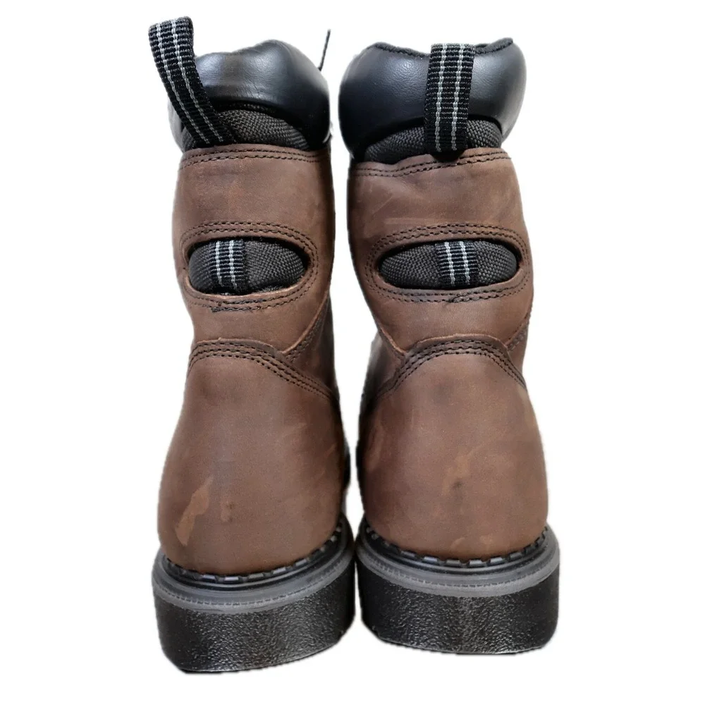Red Wing DynaForce 1411 Work Boots Mens 13 Brown Leather Waterproof USA
